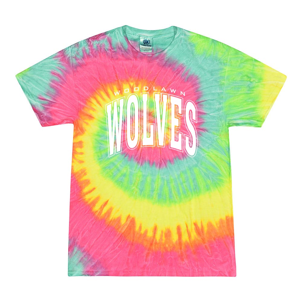 Classic Arc ~ Tie-Dye T-Shirt ~ Woodlawn Middle School