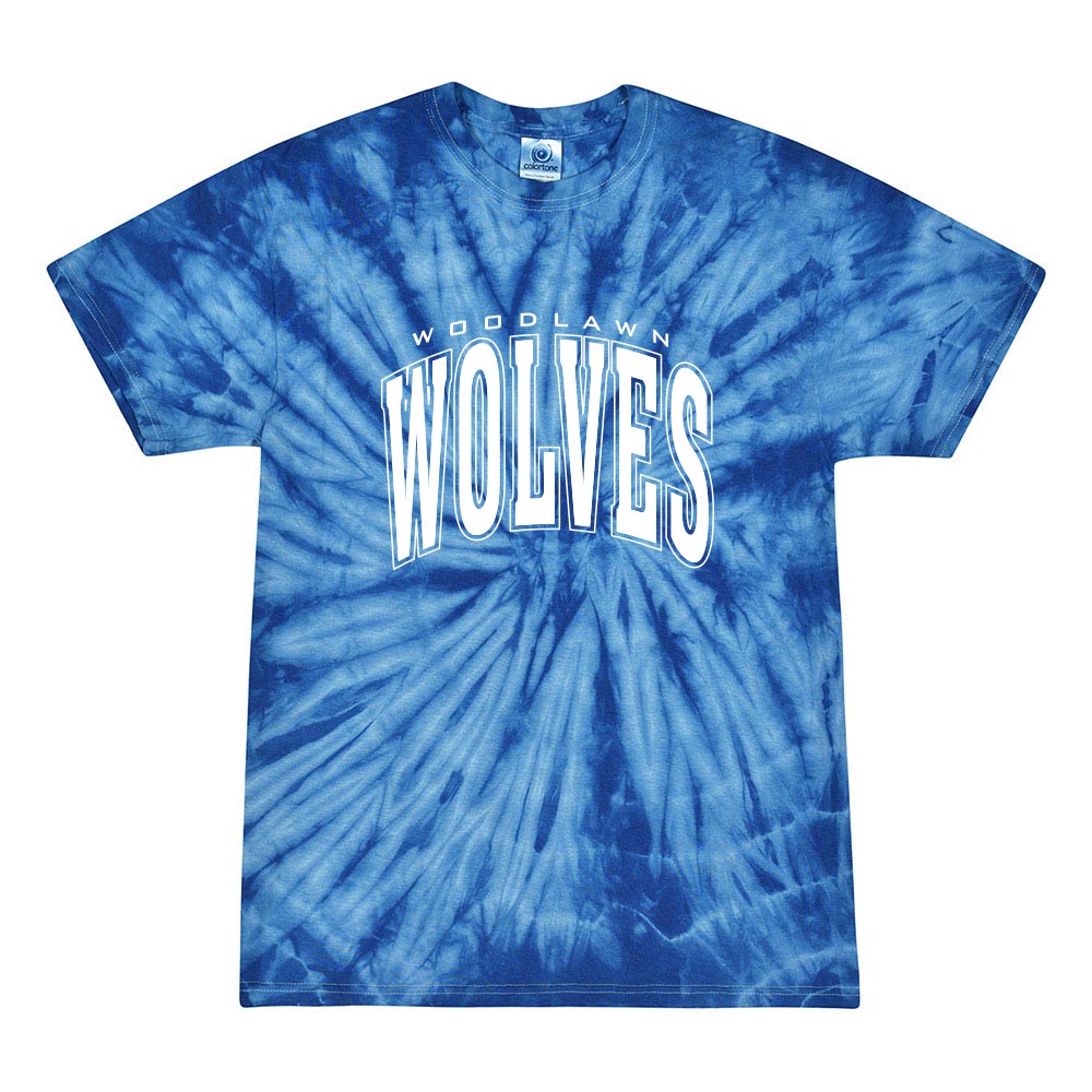 Classic Arc ~ Tie-Dye T-Shirt ~ Woodlawn Middle School