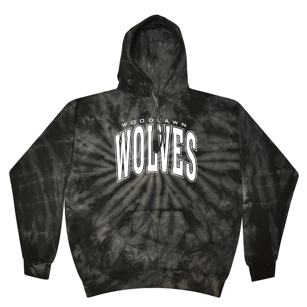 Classic Arc ~ Tie-Dye Hoodie ~ Woodlawn Middle School