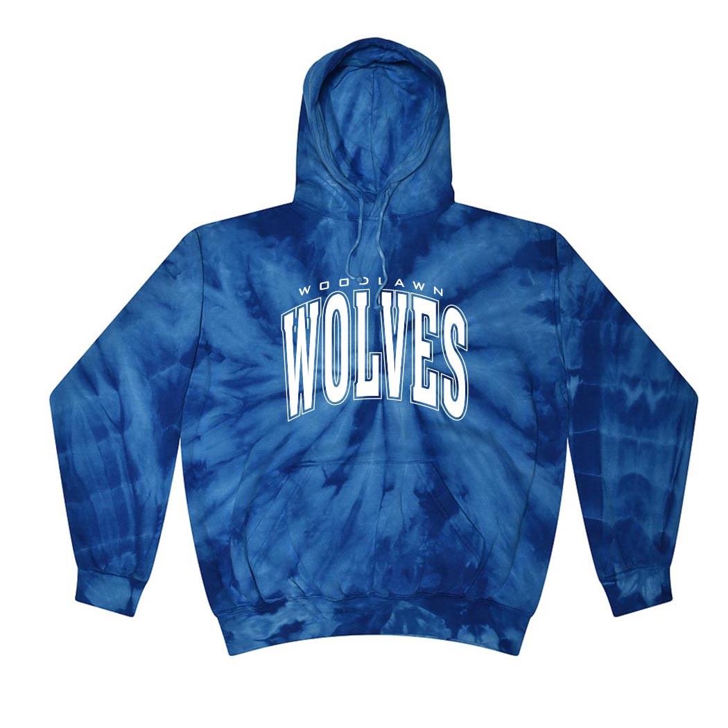 Classic Arc ~ Tie-Dye Hoodie ~ Woodlawn Middle School