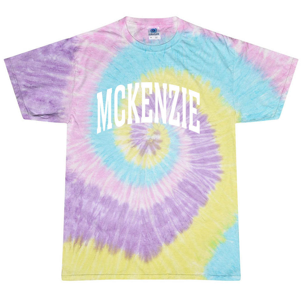 Classic Arc McKenzie ~ Tie-Dye T-Shirt ~ McKenzie Elementary School-jellybean
