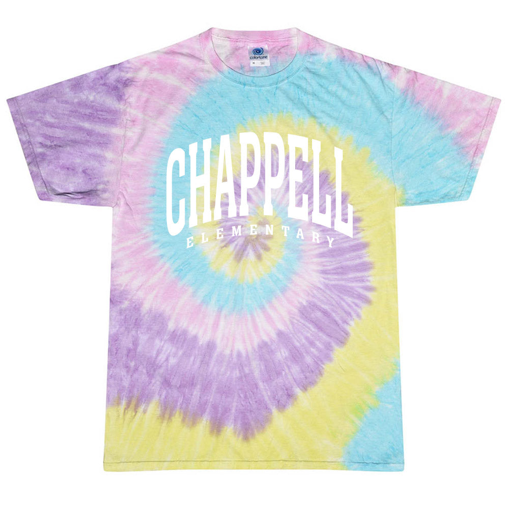 Classic Arc ~ Tie-Dye T-Shirt ~ Chappell Elementary School