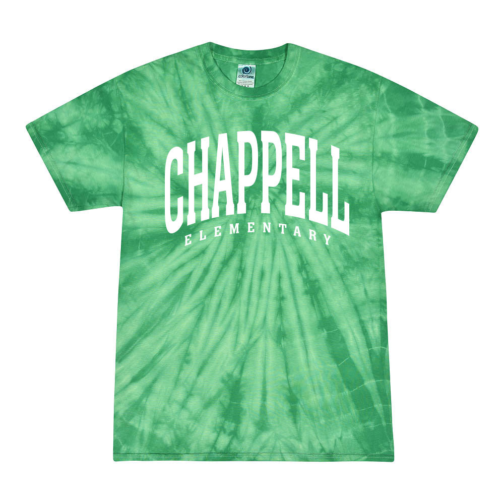 Classic Arc ~ Tie-Dye T-Shirt ~ Chappell Elementary School