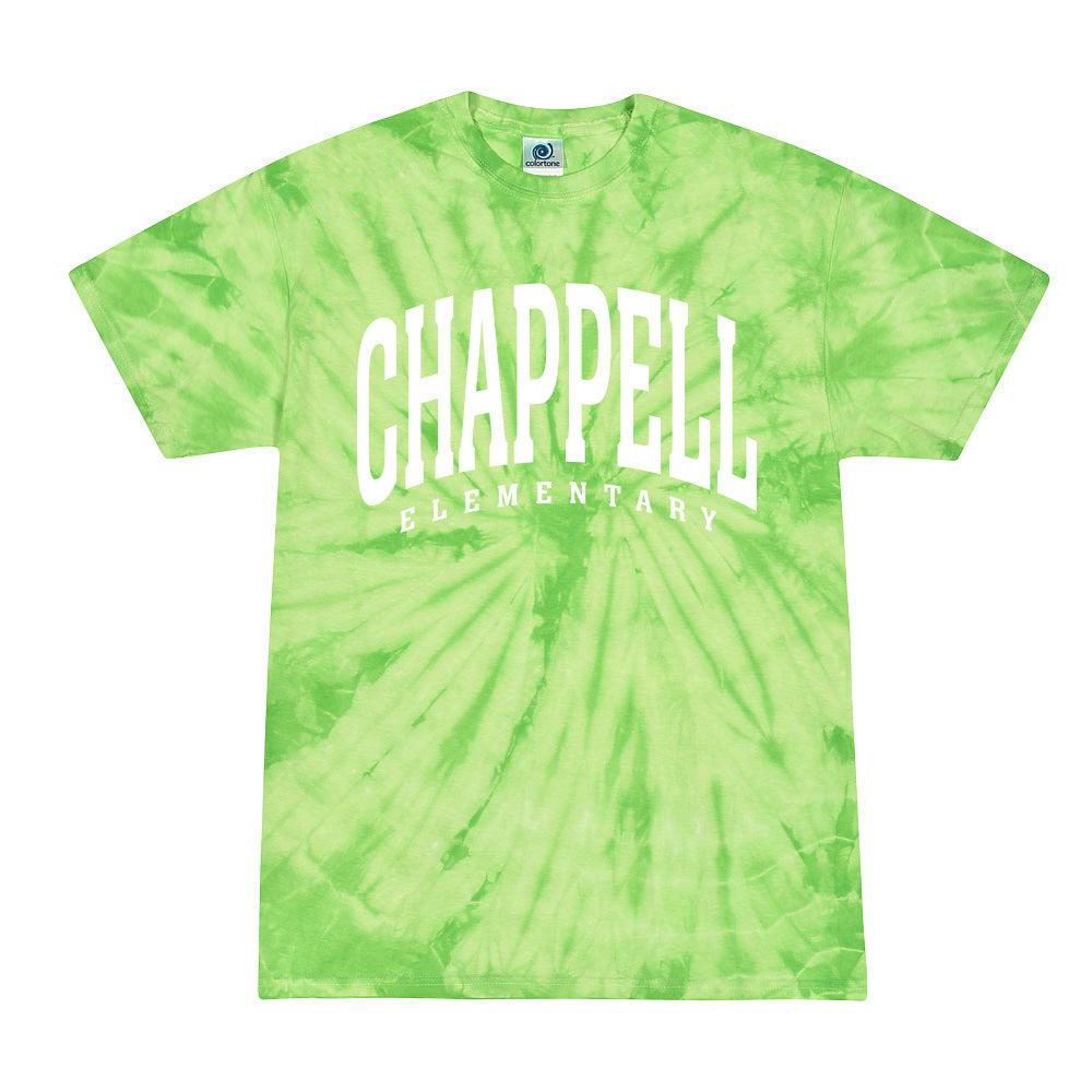 Classic Arc ~ Tie-Dye T-Shirt ~ Chappell Elementary School