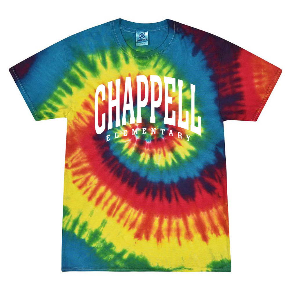 Classic Arc ~ Tie-Dye T-Shirt ~ Chappell Elementary School