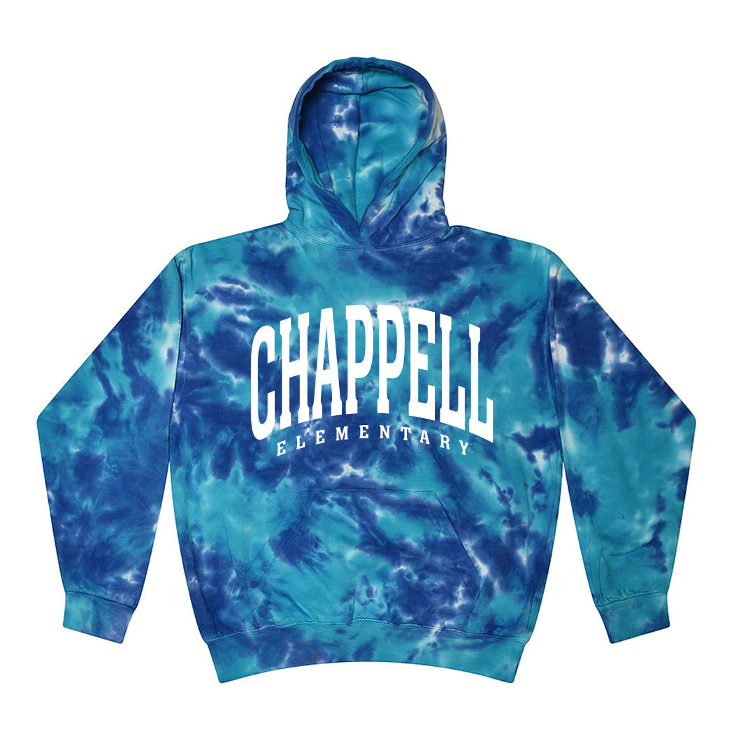 Classic Arc ~ Tie-Dye Hoodie ~ Chappell Elementary School