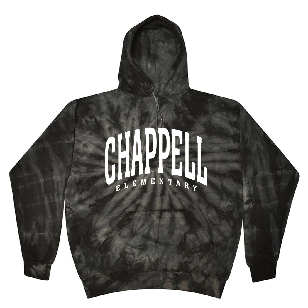 Classic Arc ~ Tie-Dye Hoodie ~ Chappell Elementary School