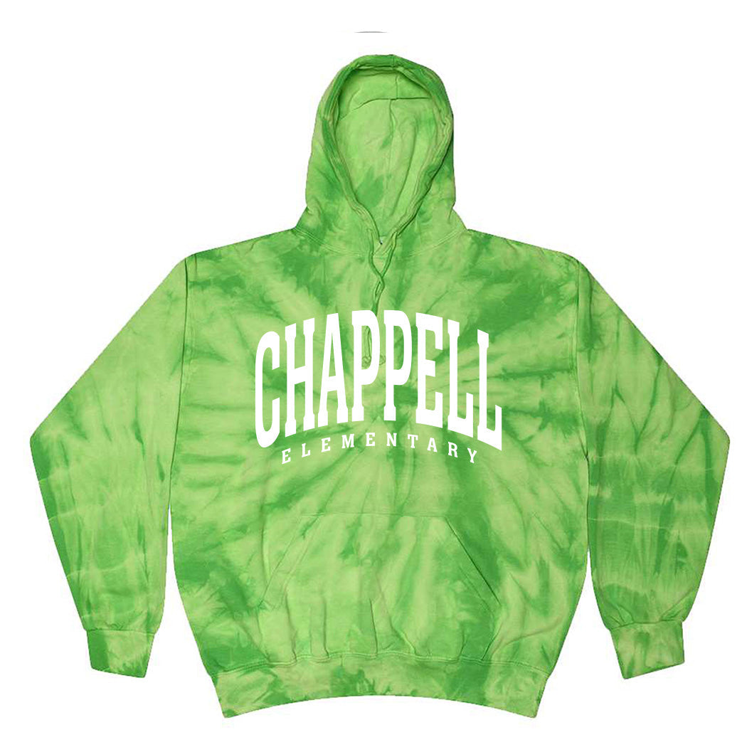 Classic Arc ~ Tie-Dye Hoodie ~ Chappell Elementary School