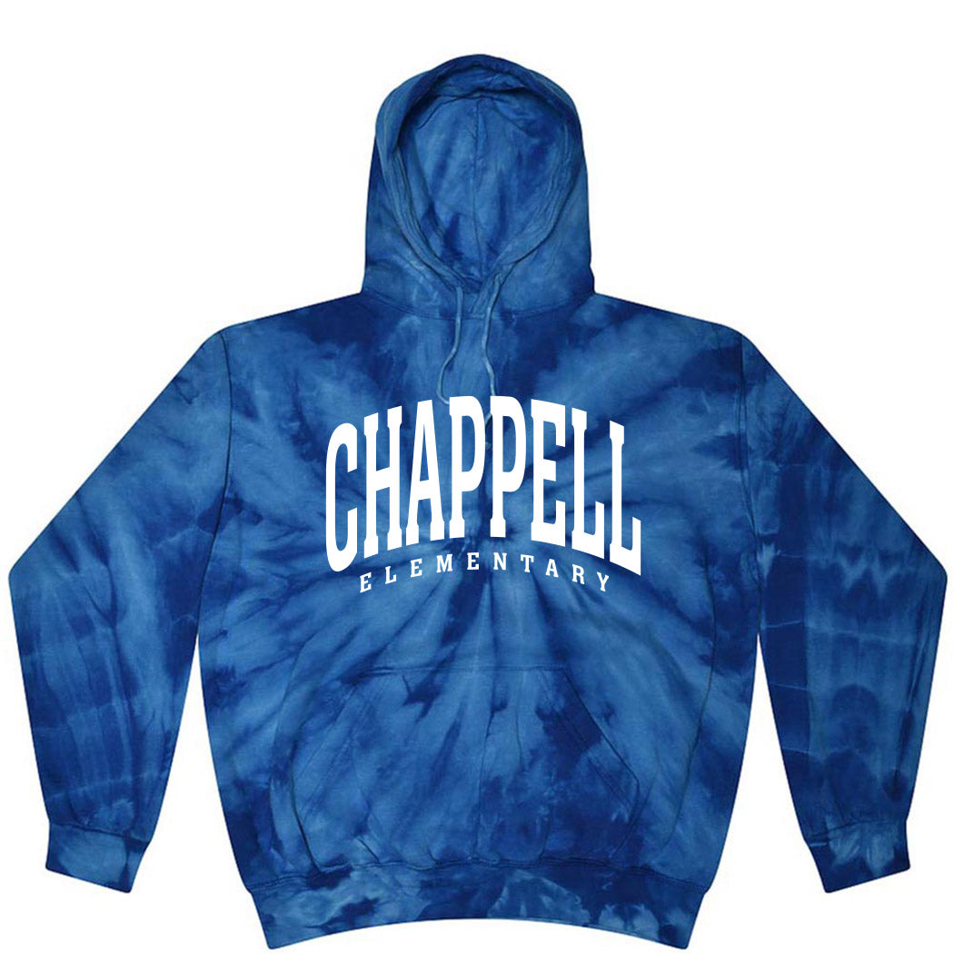 Classic Arc ~ Tie-Dye Hoodie ~ Chappell Elementary School