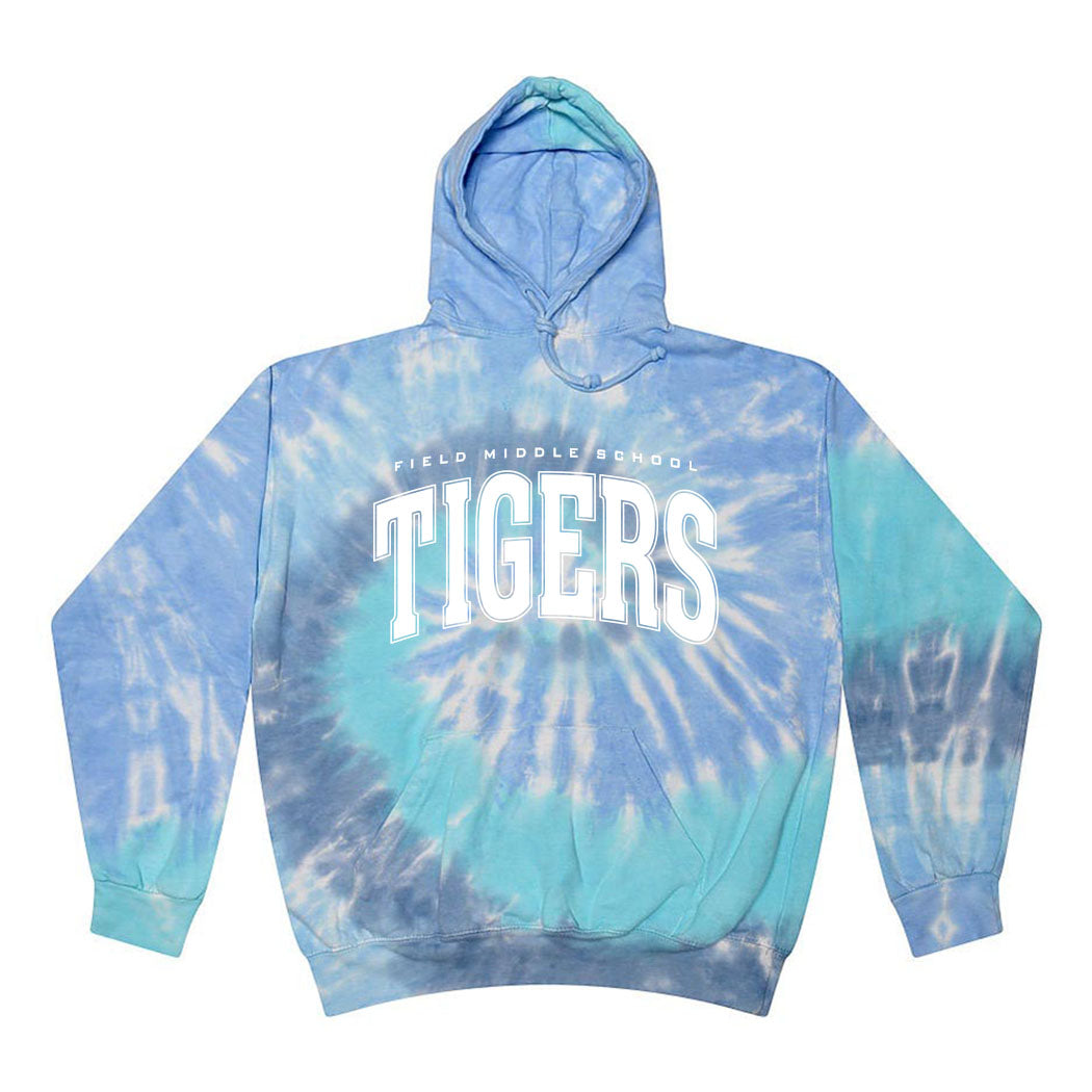 Classic Arc Field ~ Tie-Dye Hoodie ~ Field Middle School