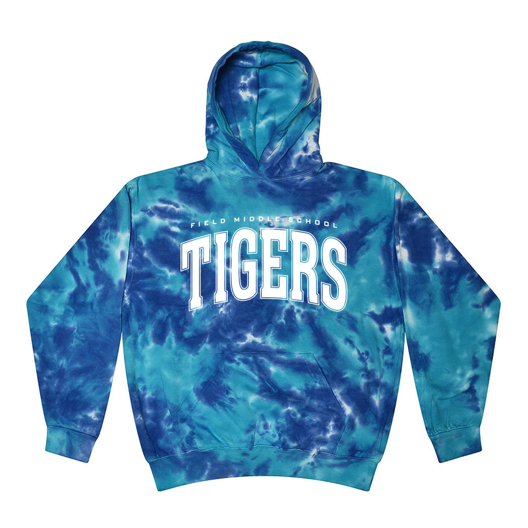 Classic Arc Field ~ Tie-Dye Hoodie ~ Field Middle School