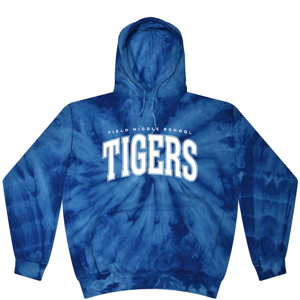 Classic Arc Field ~ Tie-Dye Hoodie ~ Field Middle School