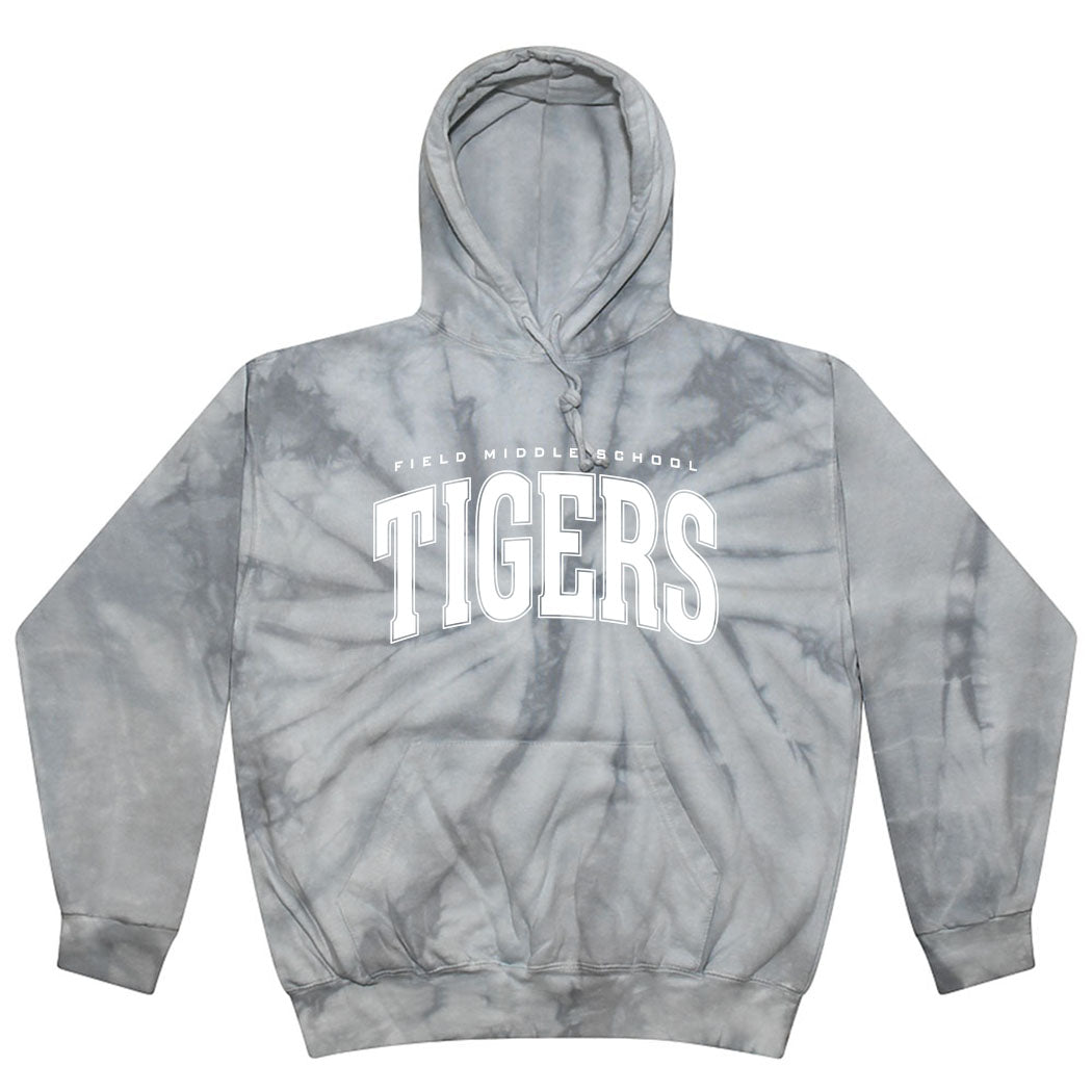 Classic Arc Field ~ Tie-Dye Hoodie ~ Field Middle School