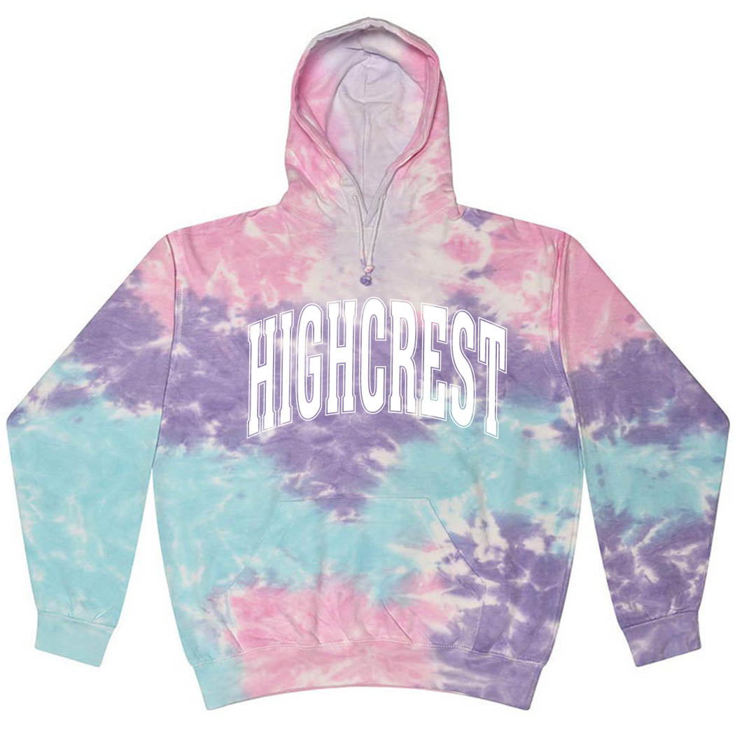 Classic Arc ~ Tie-Dye Hoodie ~ Highcrest Middle School