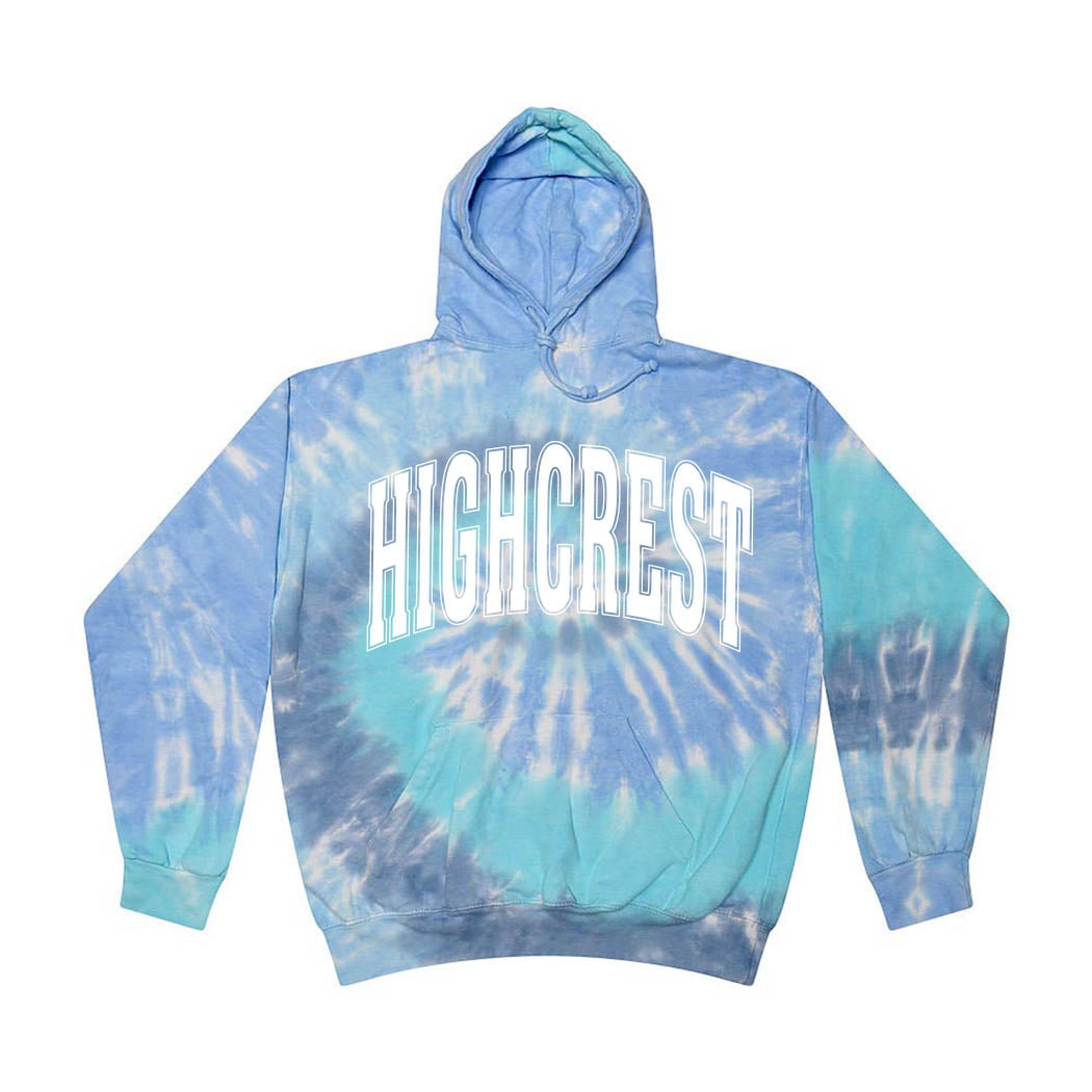 Classic Arc ~ Tie-Dye Hoodie ~ Highcrest Middle School
