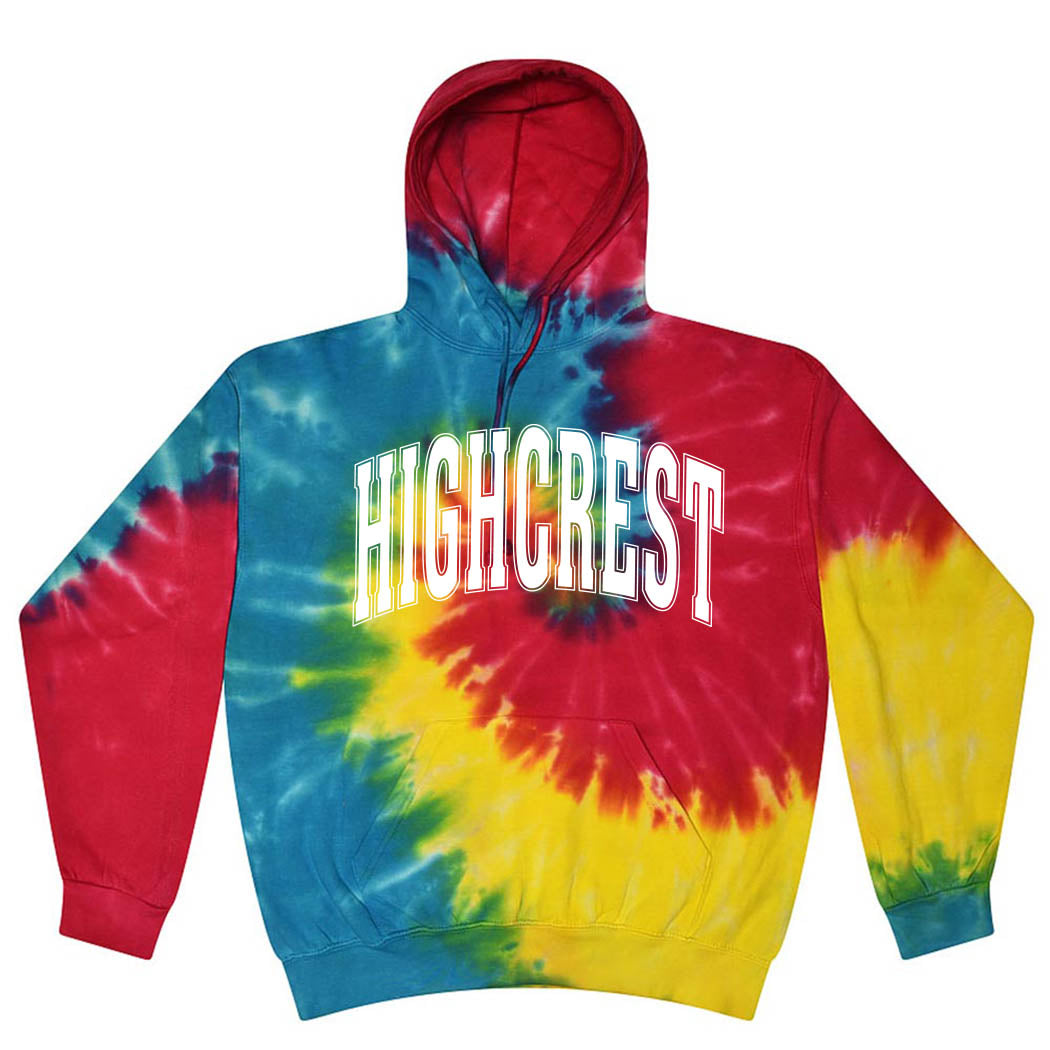 Classic Arc ~ Tie-Dye Hoodie ~ Highcrest Middle School