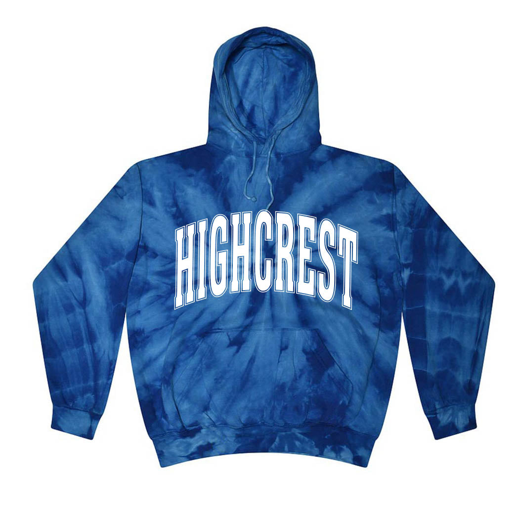 Classic Arc ~ Tie-Dye Hoodie ~ Highcrest Middle School