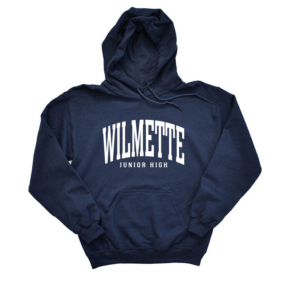 Classic Arc Wilmette ~ Hoodie ~ Wilmette Junior High School