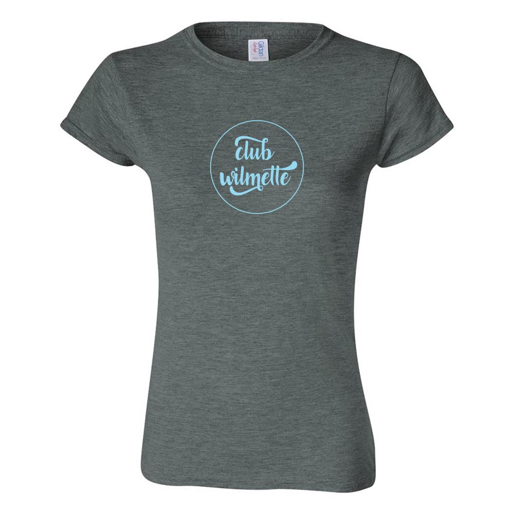 CLUB WILMETTE LOGO TEE ~ CLUB WILMETTE ~ unisex & women ~ classic / slim fit