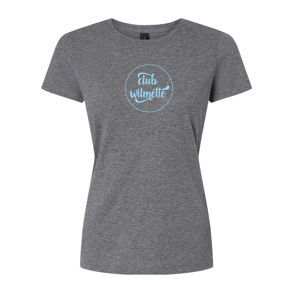 CLUB WILMETTE LOGO TEE ~ CLUB WILMETTE ~ unisex & women ~ classic / slim fit