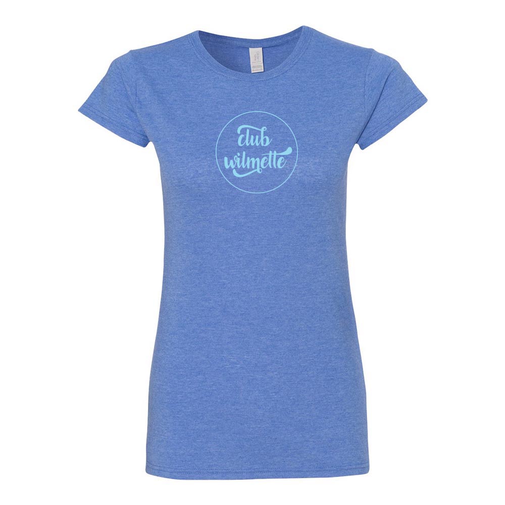 CLUB WILMETTE LOGO TEE ~ CLUB WILMETTE ~ unisex & women ~ classic / slim fit