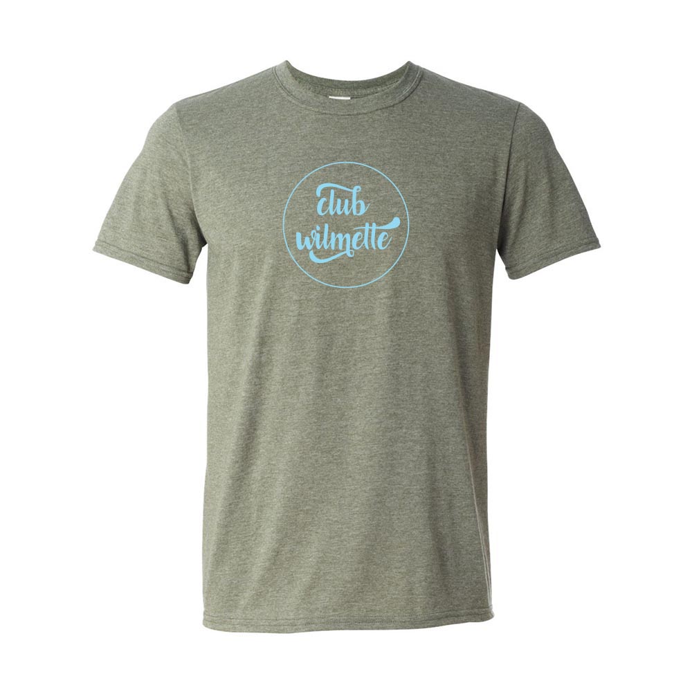 CLUB WILMETTE LOGO TEE ~ CLUB WILMETTE ~ unisex & women ~ classic / slim fit