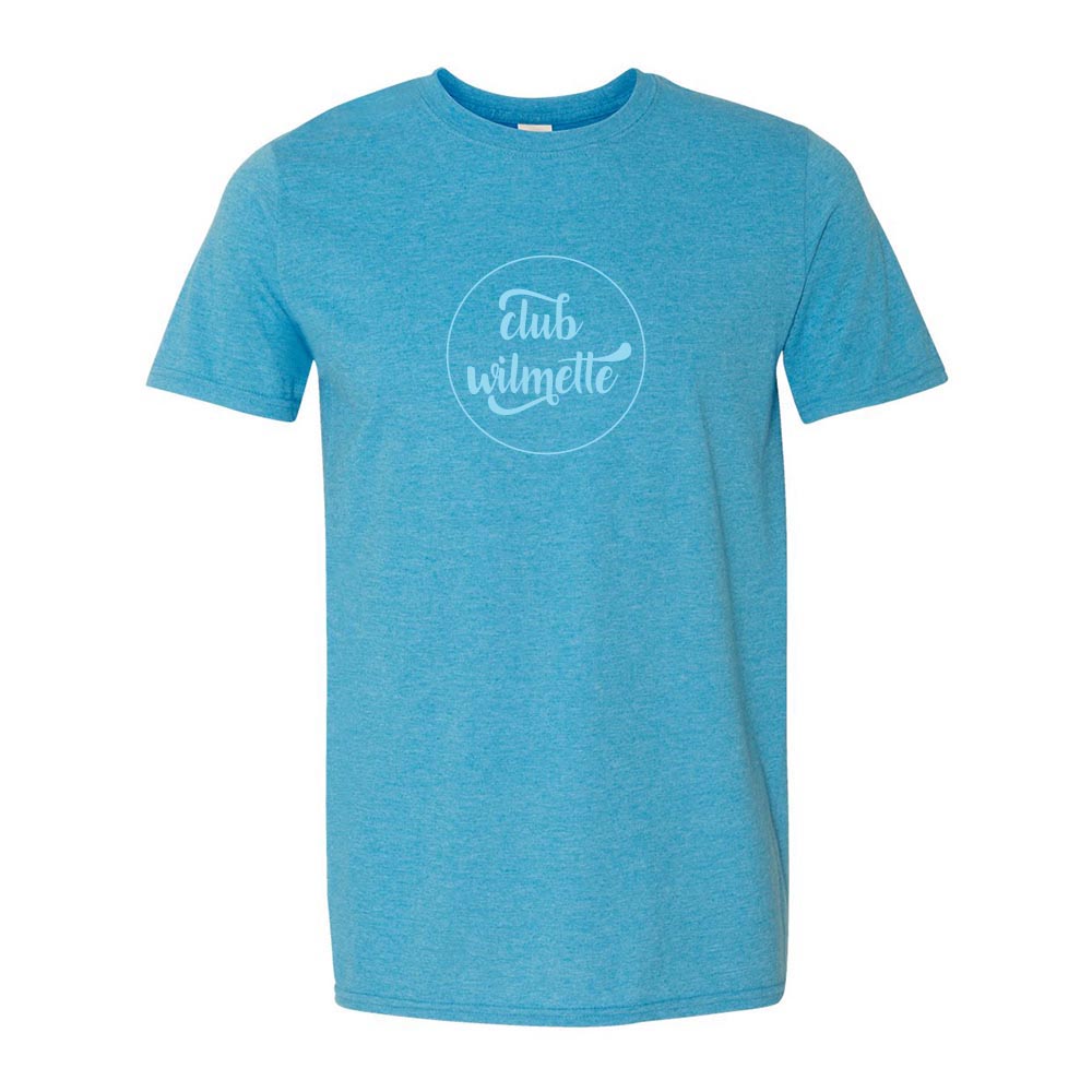 CLUB WILMETTE LOGO TEE ~ CLUB WILMETTE ~ unisex & women ~ classic / slim fit