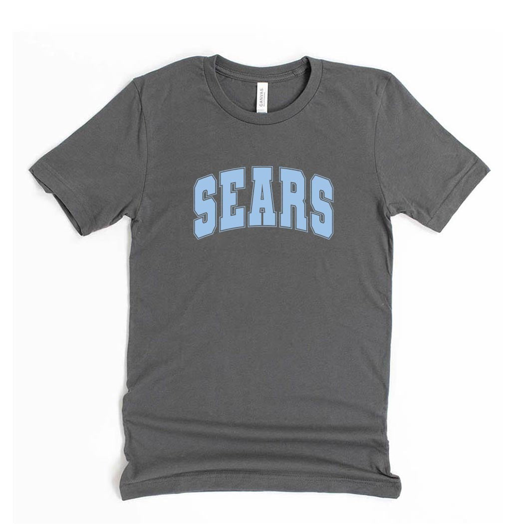 Collegiate Arc ~ Jersey T-Shirt ~ Joseph Sears School-asphalt