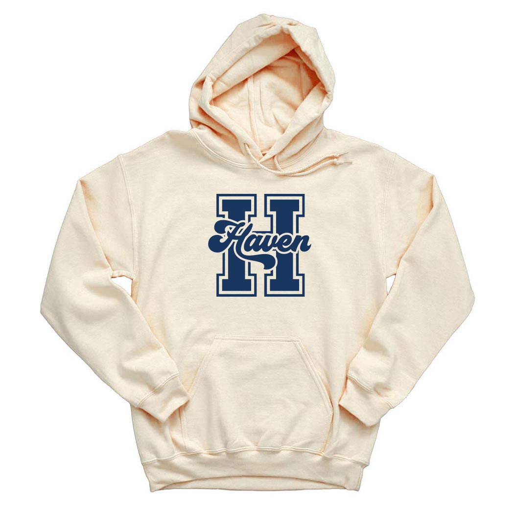 Collegiate Initial ~ Hoodie ~ Haven Middle School