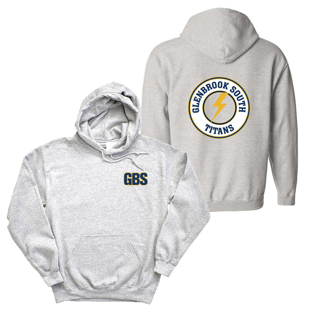 GBS Circle Bolt ~ Hoodie ~ Glenbrook South High School Booster Club