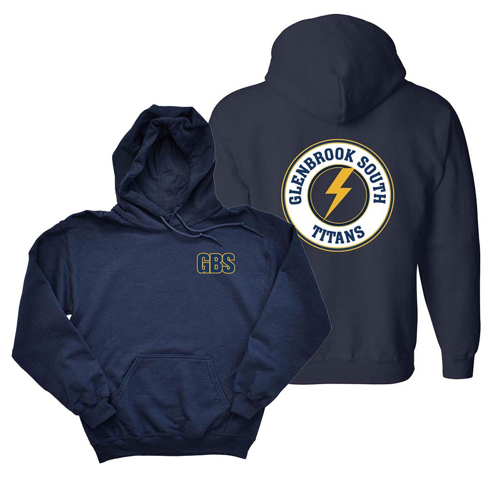 GBS Circle Bolt ~ Hoodie ~ Glenbrook South High School Booster Club