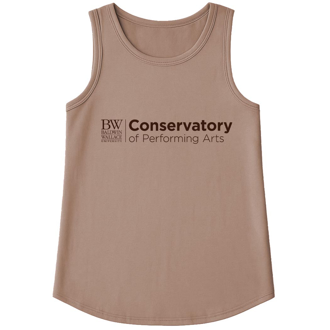 Conservatory Logo ~ Ladies Tank ~ Baldwin Wallace Conservatory of Performing Arts
