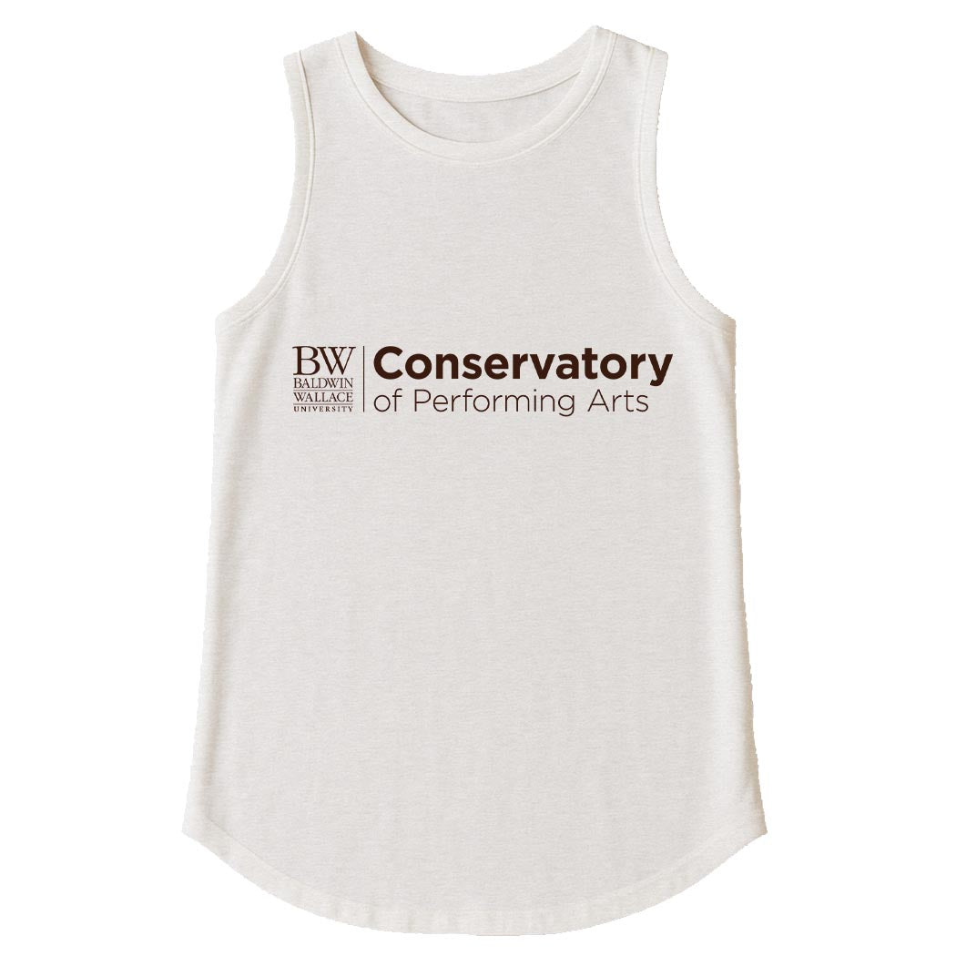 Conservatory Logo ~ Ladies Tank ~ Baldwin Wallace Conservatory of Performing Arts
