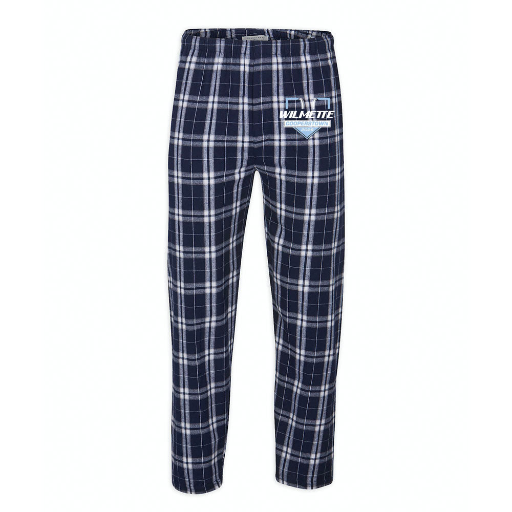 Cooperstown 2026 ~ Flannel Pants ~ Wilmette Baseball Association