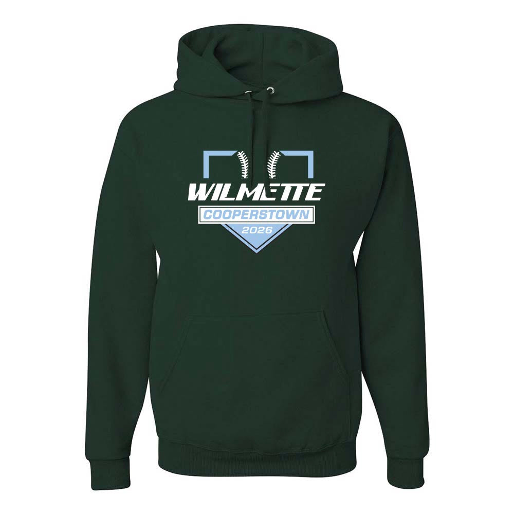Cooperstown 2026 ~ Hoodie ~ Wilmette Baseball Association