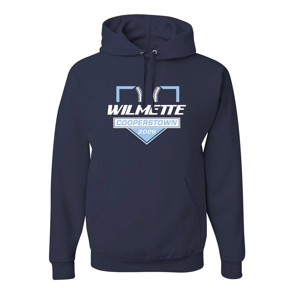 Cooperstown 2026 ~ Hoodie ~ Wilmette Baseball Association
