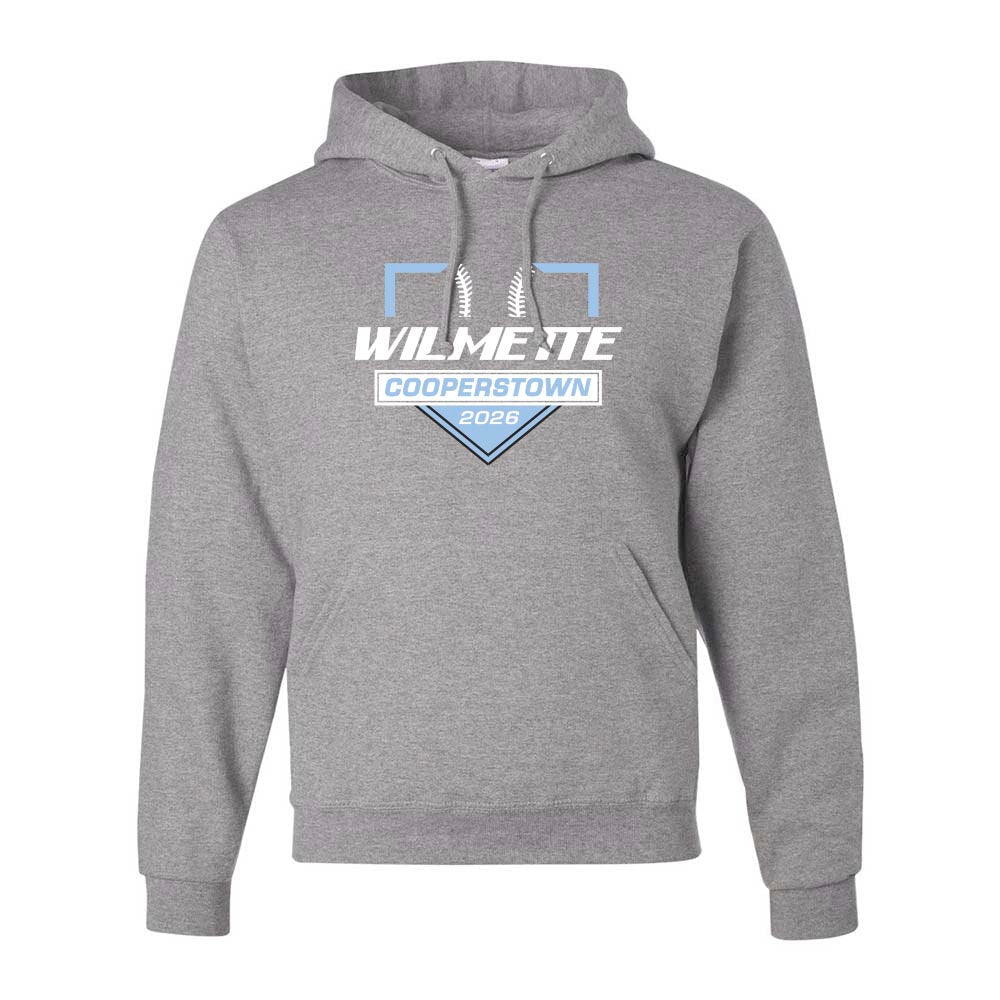 Cooperstown 2026 ~ Hoodie ~ Wilmette Baseball Association