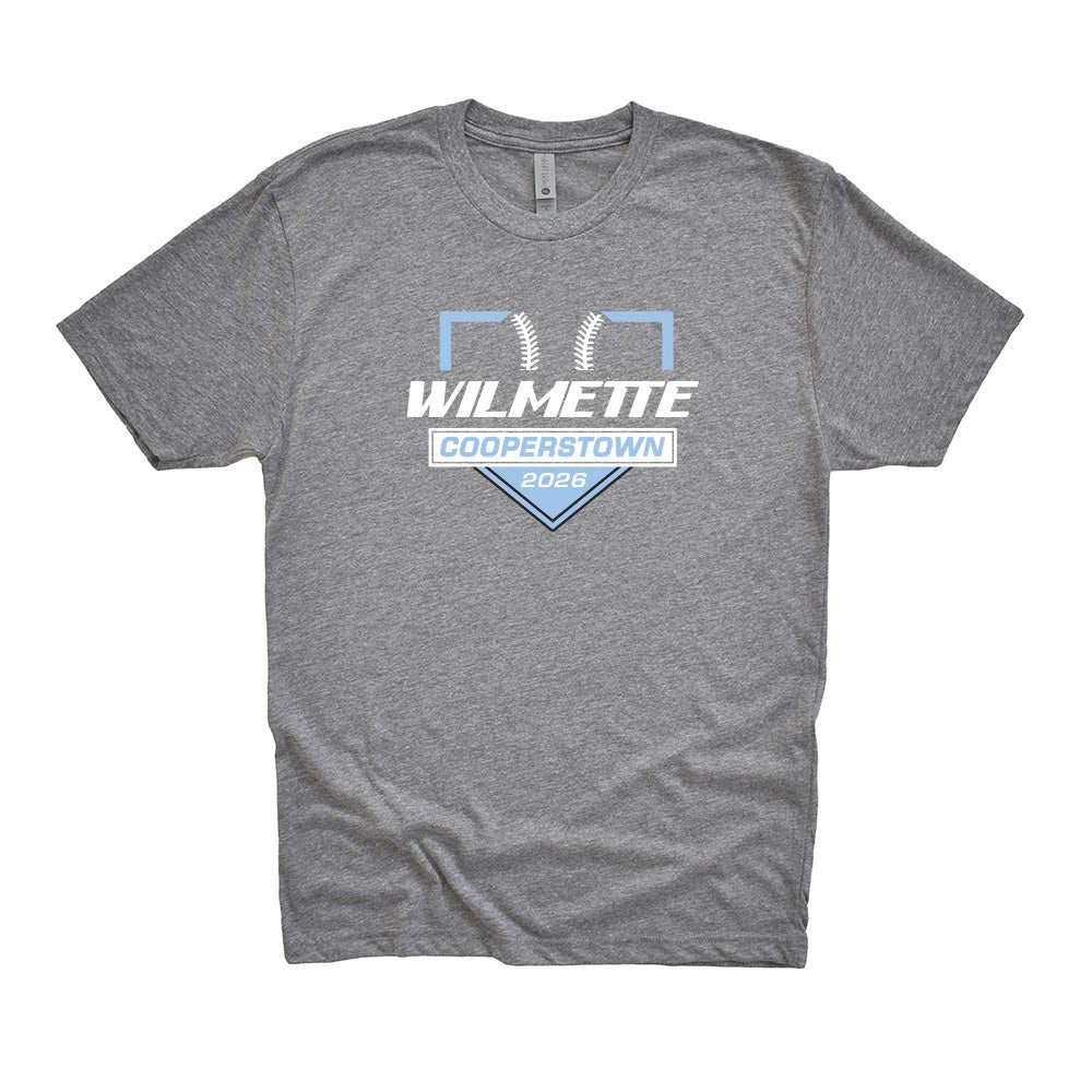 Cooperstown 2026 ~ Triblend T-Shirt ~ Wilmette Baseball Association
