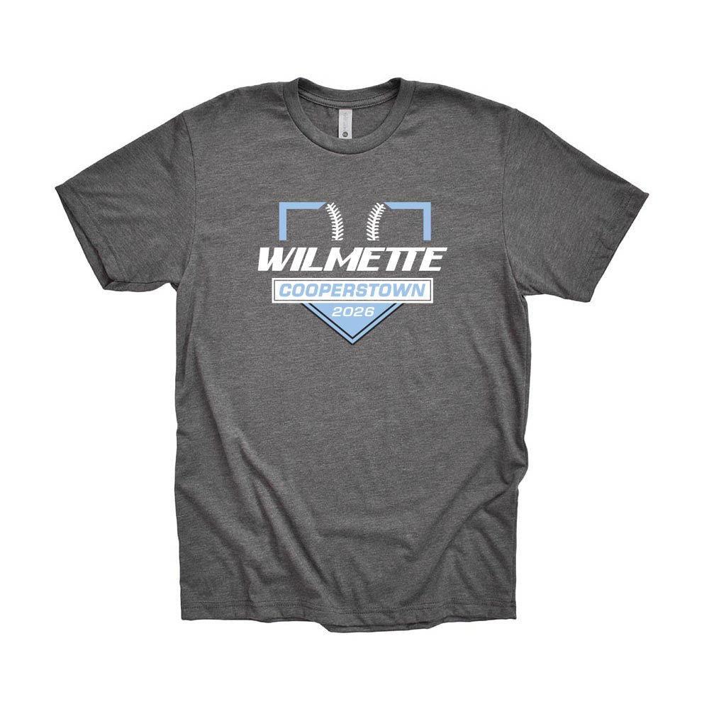 Cooperstown 2026 ~ Triblend T-Shirt ~ Wilmette Baseball Association