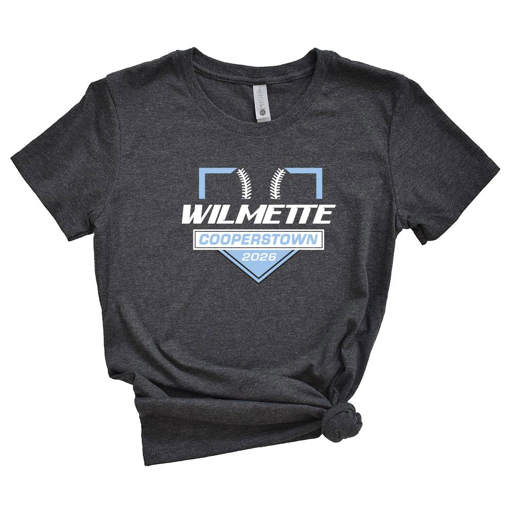 Cooperstown 2026 ~ Triblend T-Shirt ~ Wilmette Baseball Association