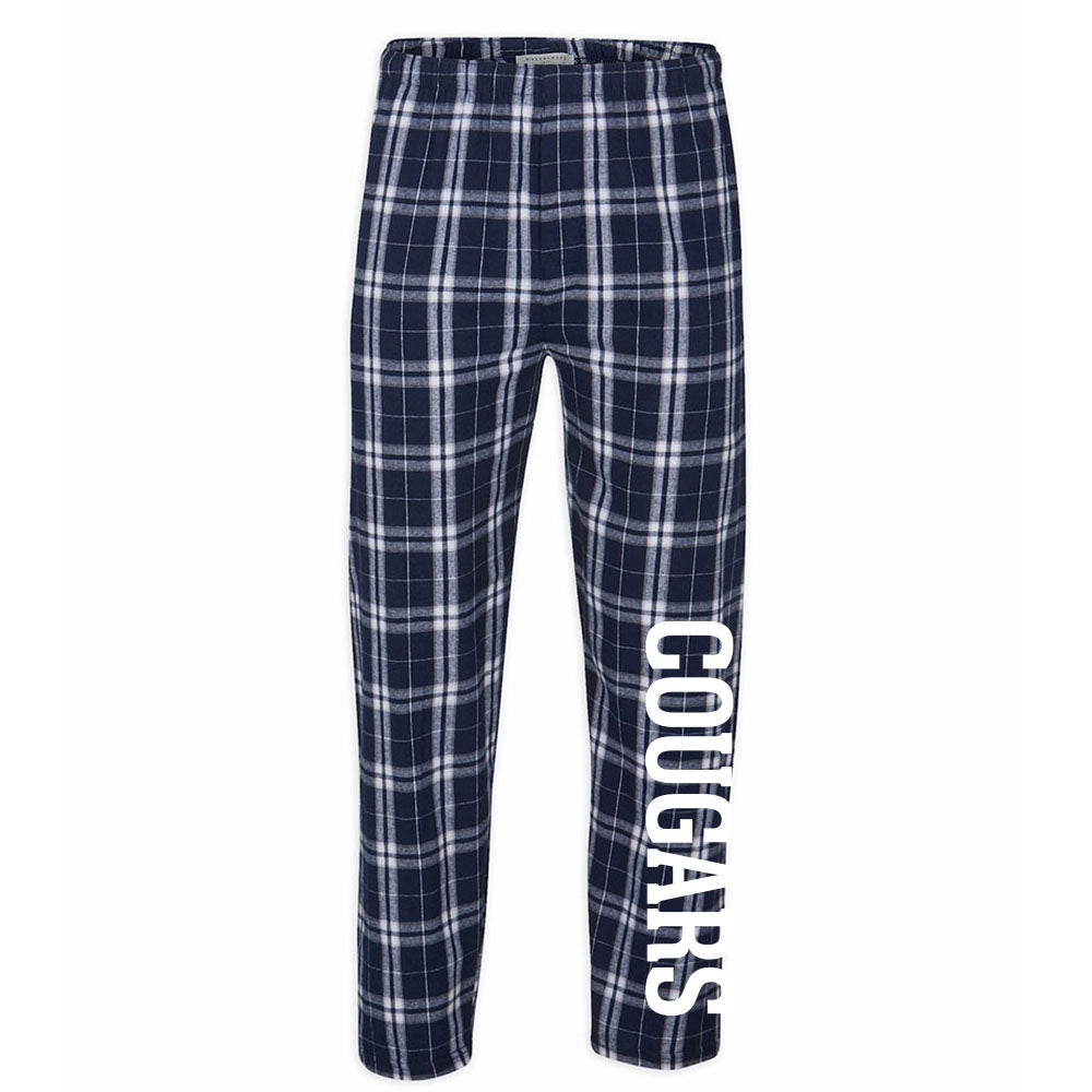 Cougars ~ Flannel Pants ~ The Cove School