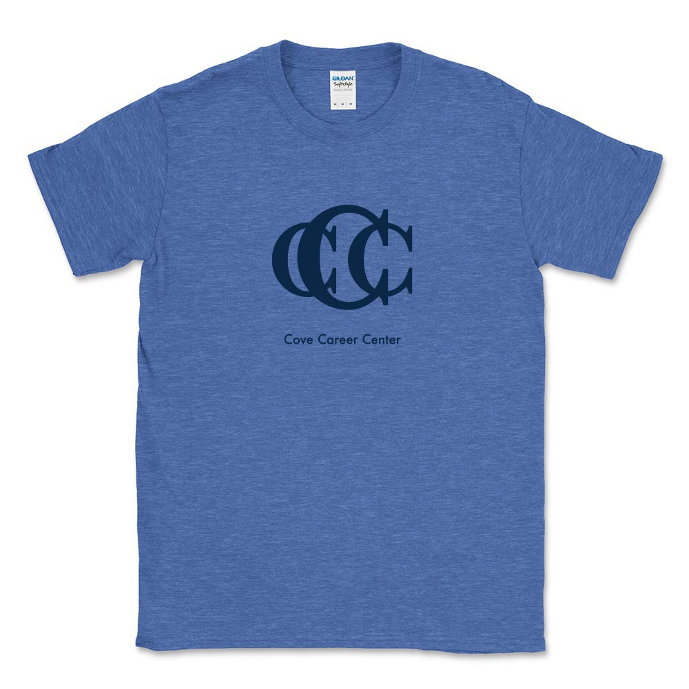 CCC LOGO SOFTSTYLE TEE ~ COVE SCHOOL ~ adult ~ classic fit