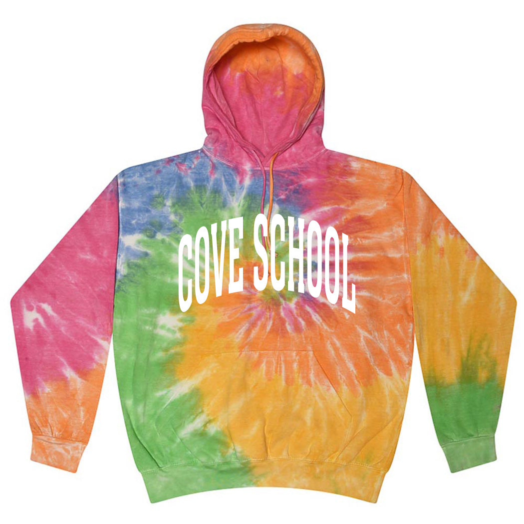 Classic Arc ~ Tie-Dye Hoodie ~ The Cove School