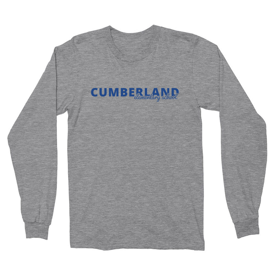 Cumberland Elementary ~ Cotton Long Sleeve T-Shirt ~ Cumberland Elementary School