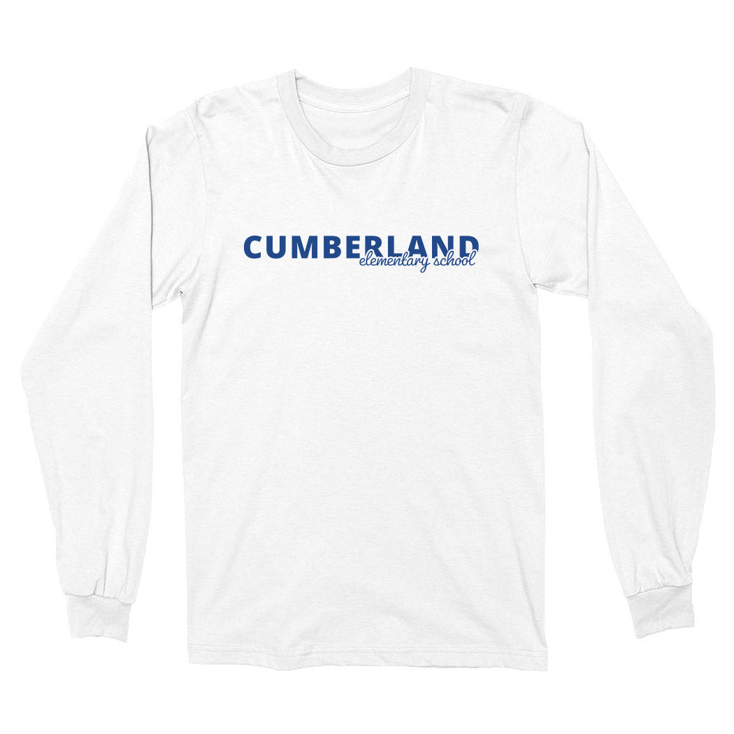 Cumberland Elementary ~ Cotton Long Sleeve T-Shirt ~ Cumberland Elementary School