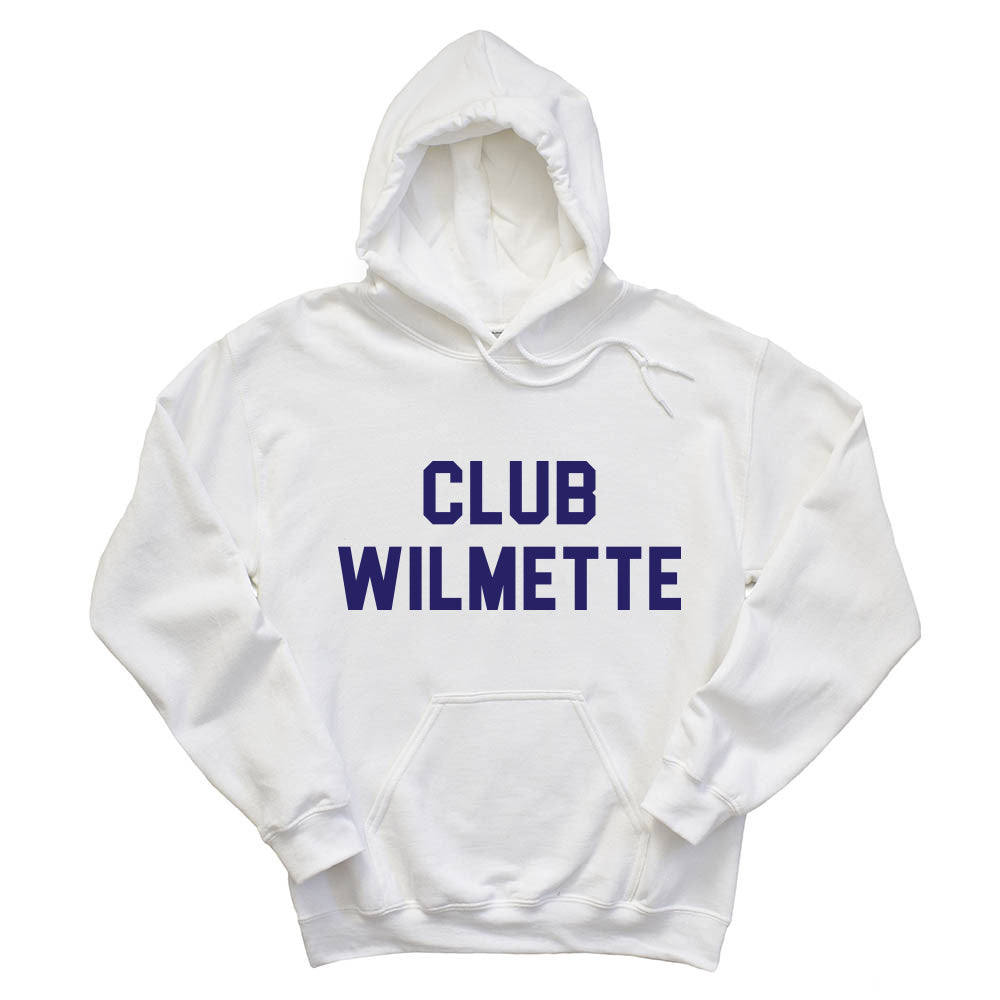 CLUB WILMETTE BLOCK HOODIE ~ CLUB WILMETTE ~ unisex classic fit