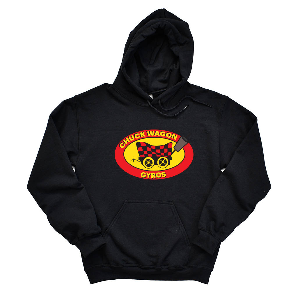 CHUCK WAGON LOGO HOODIE ~ CLUB WILMETTE ~ unisex classic fit