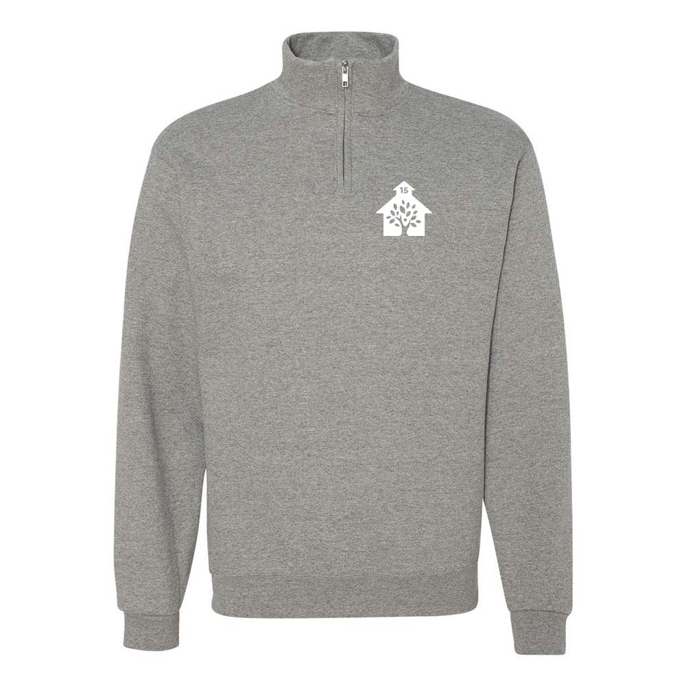 D15 ICON QUARTER ZIP SWEATSHIRT ~ DISTRICT 15 ~ adult ~ classic unisex fit