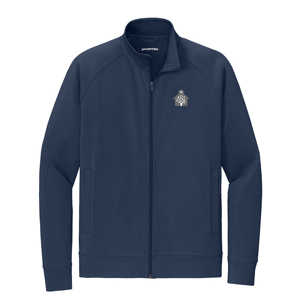 D15 Icon ~ Sport-Wick Stretch Full-Zip Cadet Jacket ~ Community Consolidated District 15-true navy