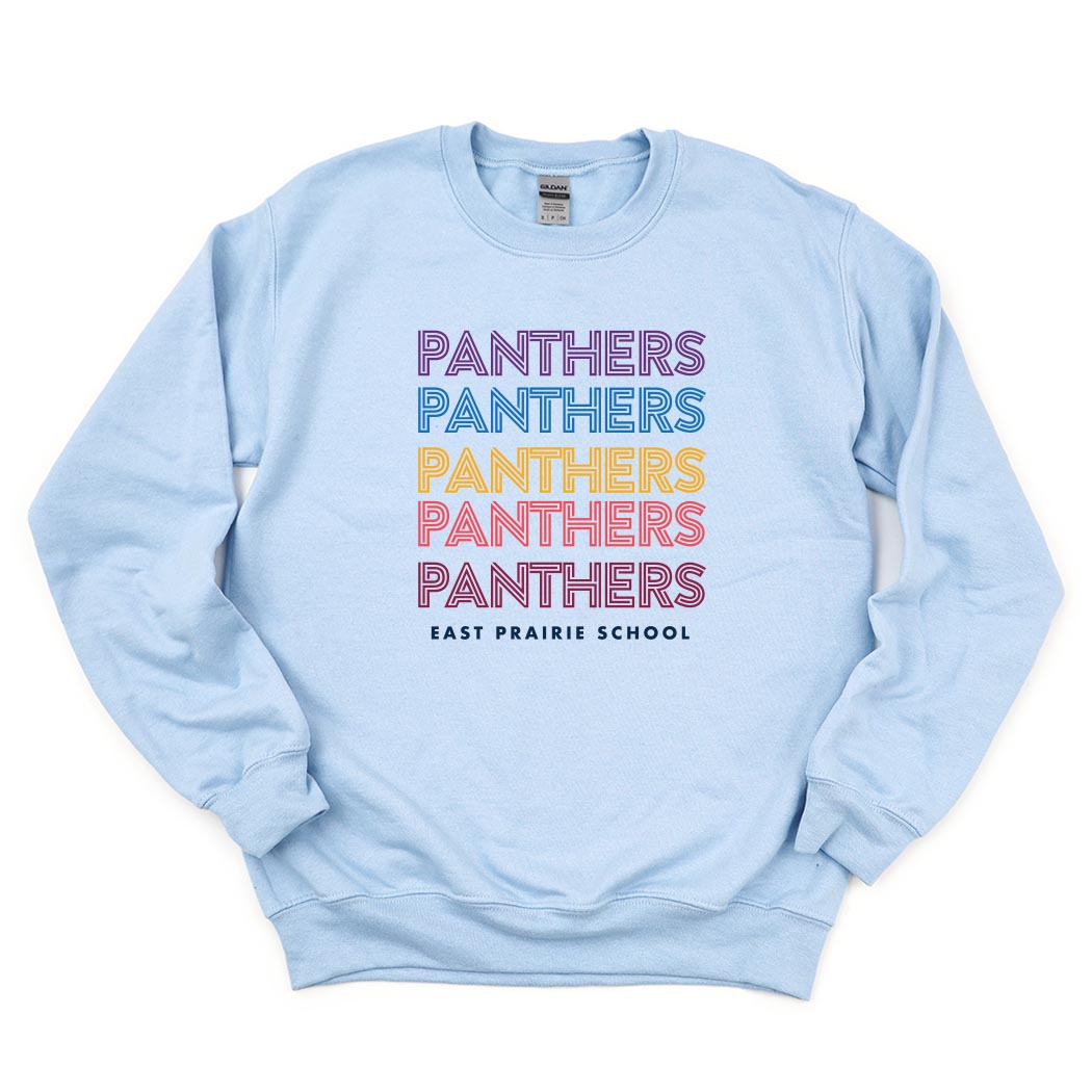 Deco Repeater ~ Crewneck Sweatshirt ~ East Prairie School